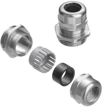 Weidmüller 1009900000 Kabelforskruning M50 Rustfrit stål Metal 5 stk