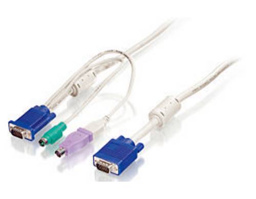 LevelOne KVM Adapter 5 m Flerfarvet-0