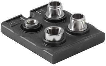 Weidmüller SAI GHDE 3M12 1M8 SAI 1246540000 Tilbehør Tomt kabinet 25 stk Piece