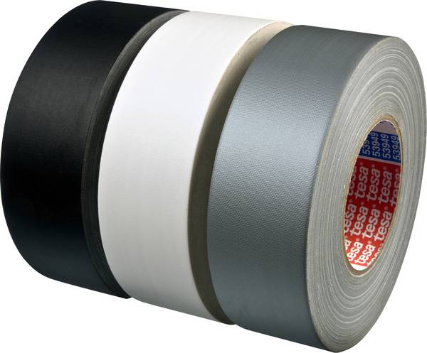 tesa  53949-00005-02 Tekstiltape tesa® Professional Sølv (L x B) 50 m x 50 mm 1 stk