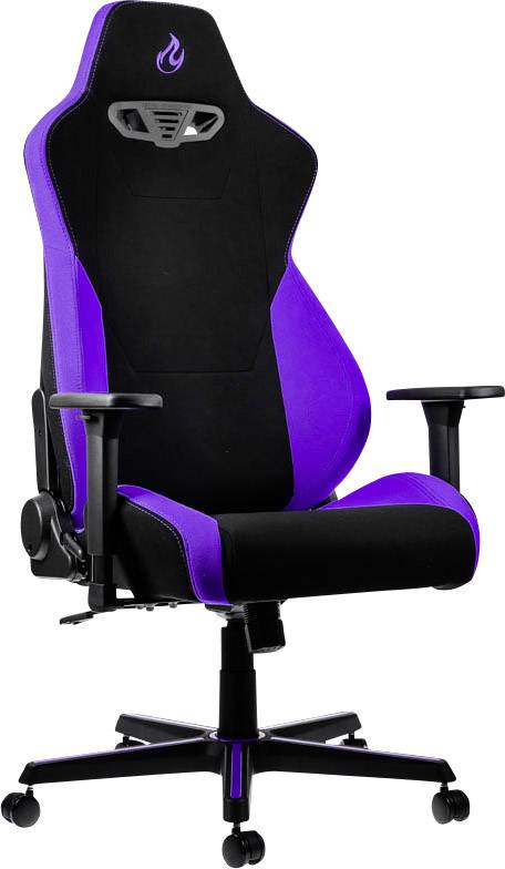 Nitro S300 Debula Purple Gaming-stol Sort, Lilla | Conradelektronik.dk