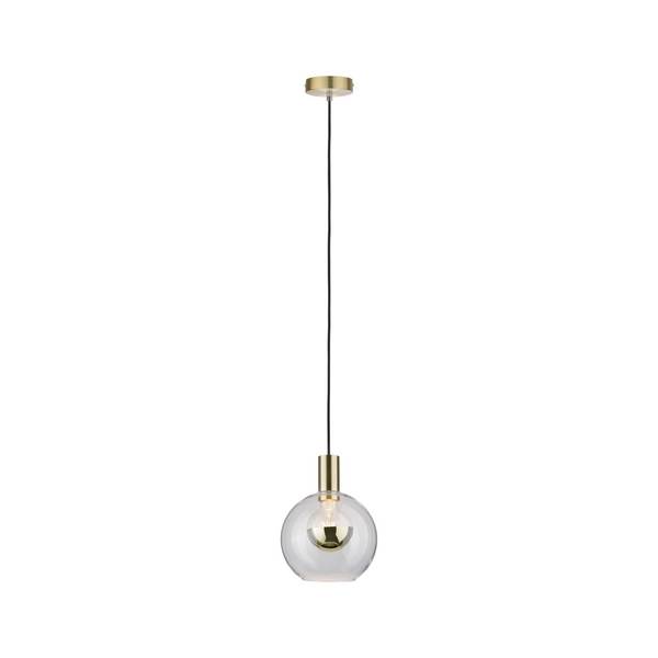 Paulmann Esben 79725 Pendullampe LED (RGB) E27  20 W Transparent, Messing (børstet)