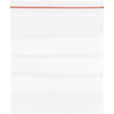 Tryklukningspose med tekstlabels (B x H) 100 mm x 150 mm Transparent Polyethylen