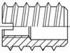 TOOLCRAFT TO-5454555 Gevindindsatser M5 DIN 7965 Messing 100 stk