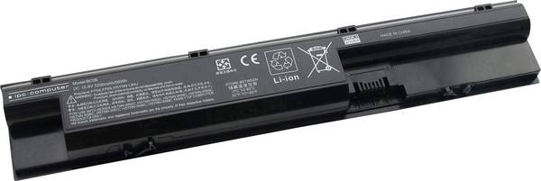 ipc-computer Bærbar computer-batteri 708457-001 56Wh 10.8 V 5200 mAh HP