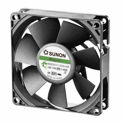 Sunon ME80201V1-000U-A99 Aksial ventilator 12 V/DC 61.16 m³/h (L x B x H) 80 x 80 x 20 mm
