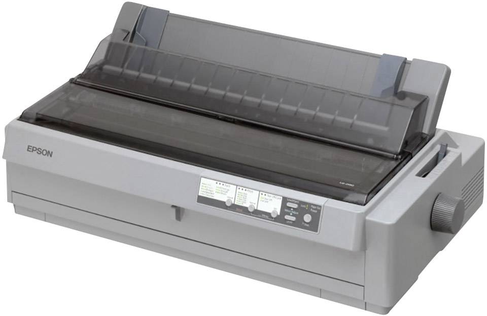 Epson LQ-2190N Nåleprinter 576 Zeichen/s 24-nåls-printhoved, Bred arkføder , Trykbredde 136 tegn , Netværkskompatibel USB, Parallel, LAN