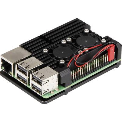 Raspberry Pi®  Raspberry Pi® 3 B+  1 GB 4 x 1.4 GHz inkl. køleelement, inkl. kabinet, inkl. Noobs OS, inkl. HDMI-kabel, 