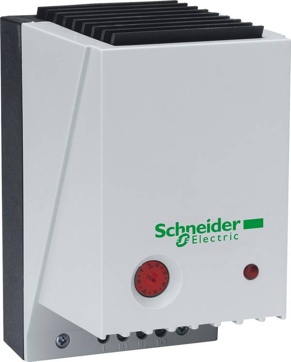 Schneider Electric NSYCRP1W120VTVC Opvarmning til styretavle 120 V (max) 550 W (L x B x H) 150 x 150 x 220 mm 1 stk