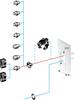 Schneider Electric NSYTDB5PLA Tilbehør til fordelerskab Mounting accessory 1 stk