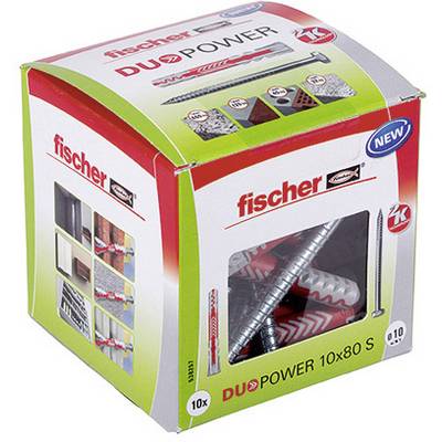Fischer 538257 DUOPOWER 10x80 S LD 2-komponent rawplug 80 mm 10 mm 10 stk