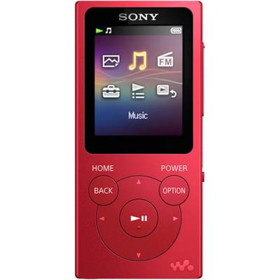 Sony NW-E393 MP4-afspiller 4 GB Rød 