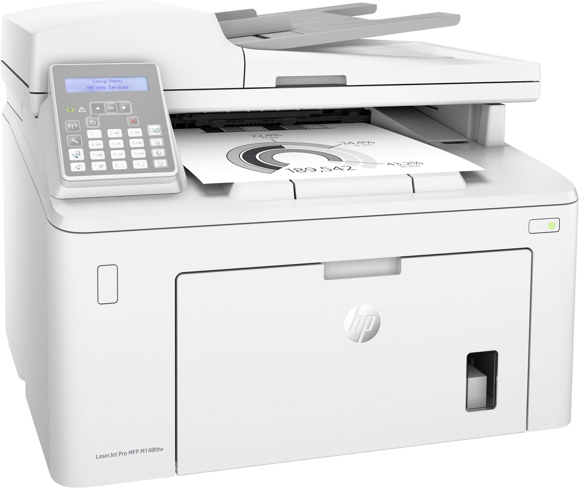 HP LaserJet Pro MFP M148fdw Lasermultifunktionsprinter A4 Printer