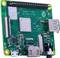 Raspberry Pi 3 Model A+ plade med HDMI- og USB-stik, flere elektroniske komponenter synlige. Designet til alsidige elektroniske projekter.