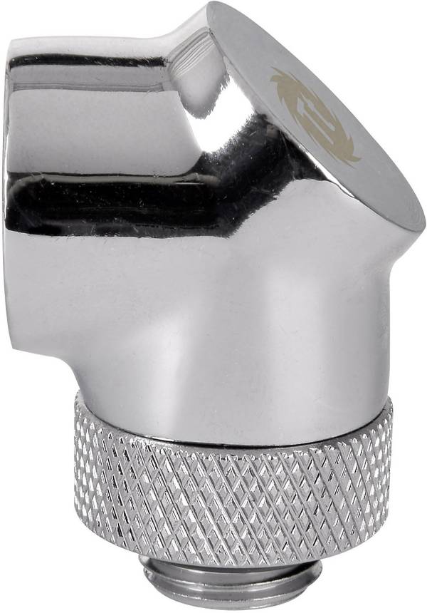 Thermaltake Pacific G1/4 90 Degree Adapter – Chrome Vandkøling-vinkelforbindelse