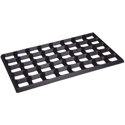BJZ C-187 625 ESD-monteringsgittermåtte Sort (L x B x H) 610 x 370 x 20 mm