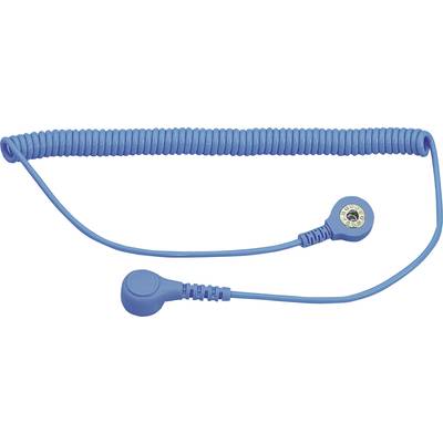 BJZ C-198 1263 ESD-jordingskabel 1.80 m Trykknap, 4 mm, Trykknap 10,3 mm