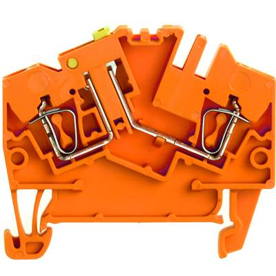 Weidmüller 1779130000 Prøveskille-rækkeklemme Trækfjeder Orange 100 stk