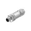 Weidmüller 1010070000 Sensor-, aktuator-stik, M8 Stik, lige Pol-tal (RJ): 4 1 stk Piece