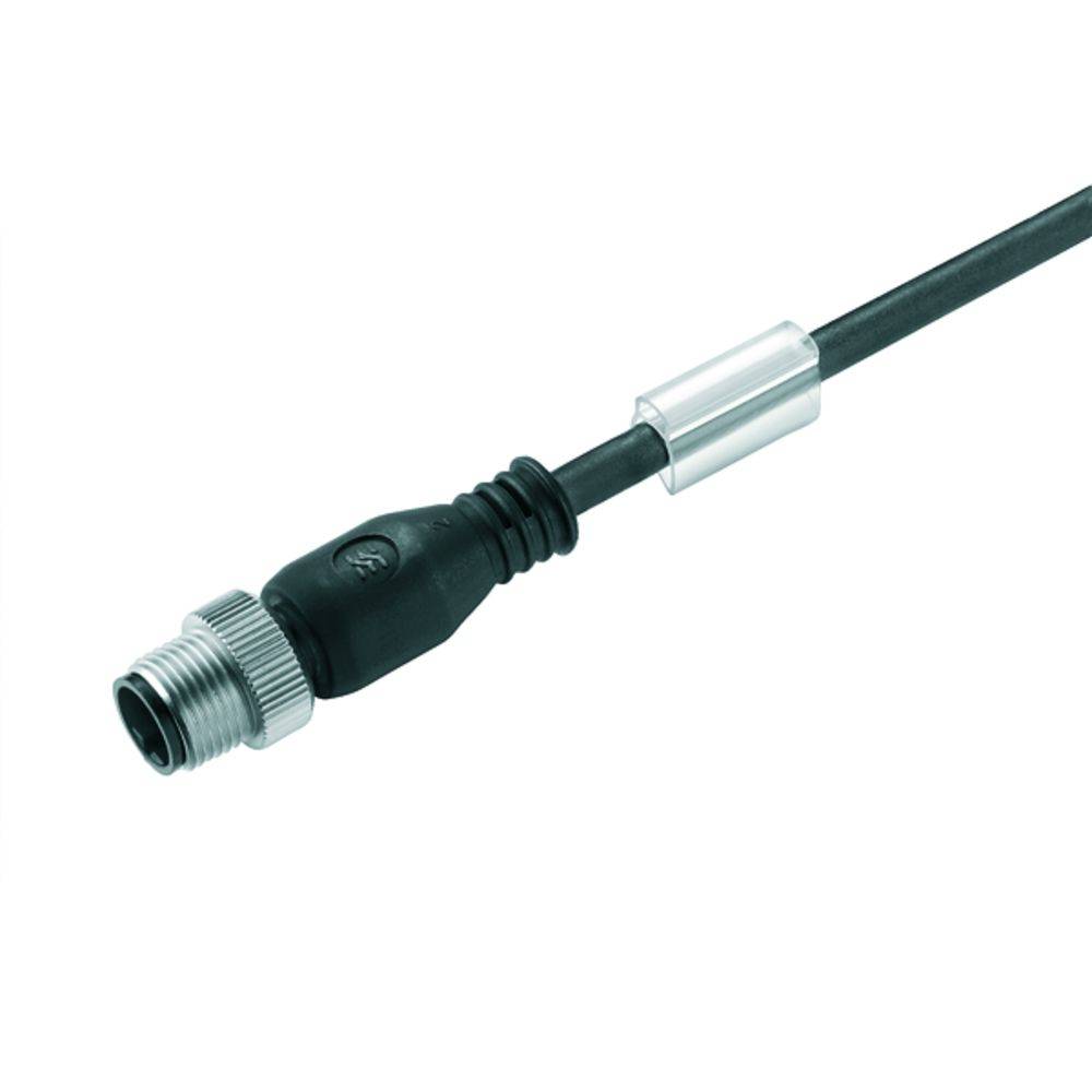 Weidmüller 9457610300 Sensor-, aktuator-stik, M12 Stik, lige 3.00 m Pol-tal (RJ): 5 1 stk