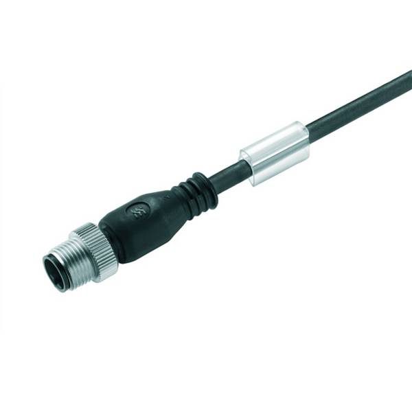 Weidmüller 1279411000 Sensor-, aktuator-stik,  M12 Stik, lige 10.00 m Pol-tal (RJ): 8 1 stk
