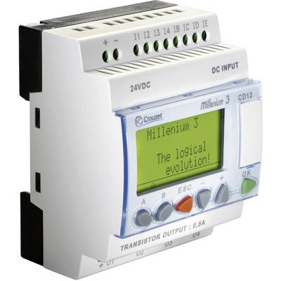 Crouzet 88970041 Millenium 3 CD12 PLC-styringsmodul 24 V/DC