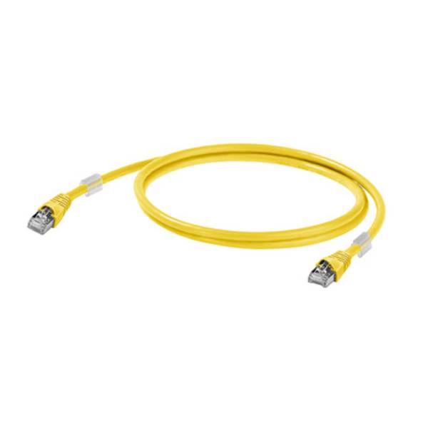 Weidmüller 1251580250 RJ45 Netværkskabel, patchkabel CAT 6A S/FTP 25.00 m Gul UL-certificeret 1 stk
