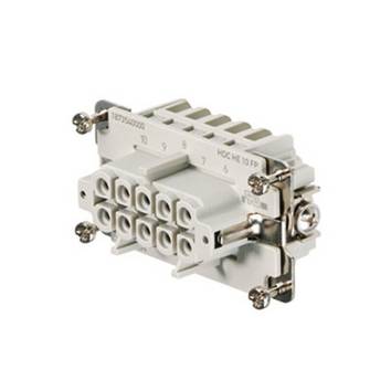 Weidmüller 1873540000 Tilslutningsindsats RockStar® HDC HE  10 + PE Push-In-klemme 1 stk