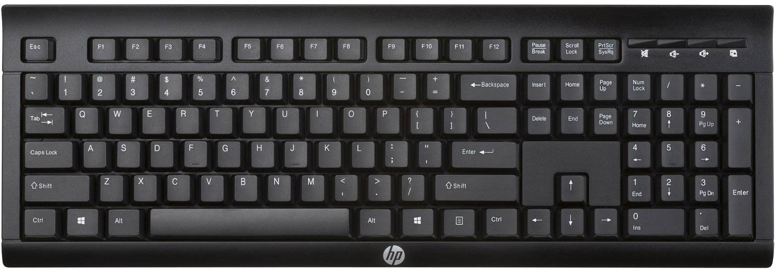 HP K2500 WIRELESS KEYBOARD Tastatur Trådløs Fransk, AZERTY