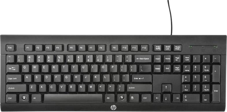 HP K1500 KEYBOARD PC H3C52AA Tastatur USB Fransk, AZERTY Sort