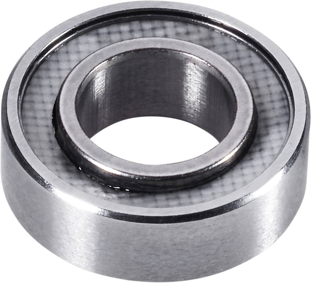 Reely Kugleleje Kromostål Indvendig diameter: 6 mm Udvendig diameter: 12 mm Omdrejningstal (maks.): 49000 U/min