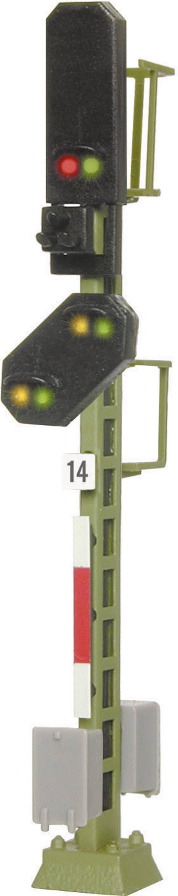 Viessmann Modelltechnik 4414 N Lyssignal Med advarselssignal Bloksignal  Færdig model DB