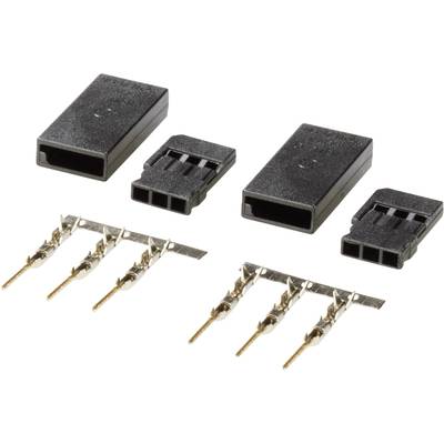 Modelcraft Servo-stik Løs Futaba 1 Paar