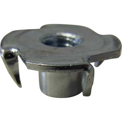 TOOLCRAFT 226769 Indslagsmøtrikker M6 Stål 10 stk