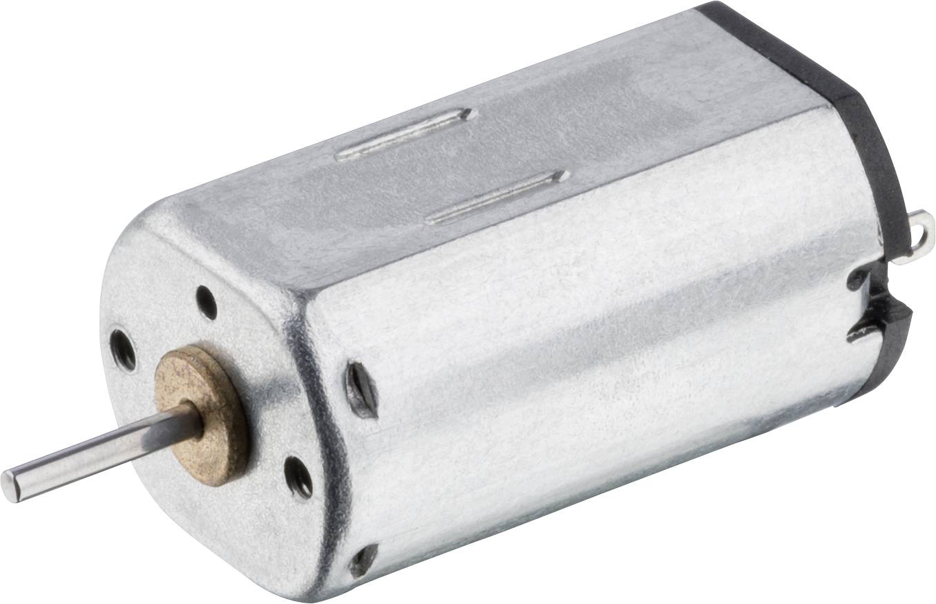 Metallic elektromotor, cylindrisk med synlige tilslutningsstik og en rotationsakse, egnet til mekaniske anvendelser.