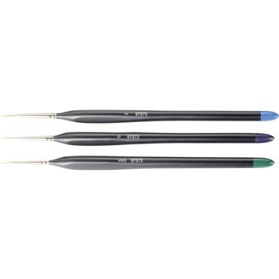 ZAHN Pinsel E10710-16 Pensel til modelbygning Syntetisk 3 dele