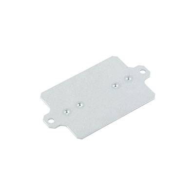 Weidmüller MOPL K2 N FE Mounting plate (L x B) 52 mm x 91 mm Stålplade Sølv 1 stk