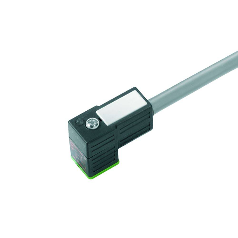 Weidmüller 9456170150 Sensor-, aktuator-stik, M12 Stik, lige, Stik, vinklet 1.50 m Pol-tal (RJ): 3 1 stk