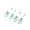 Weidmüller MF MPC Fastgørelsessæt Plastic (L x B x H) 10 x 35 x 75 mm 1 stk