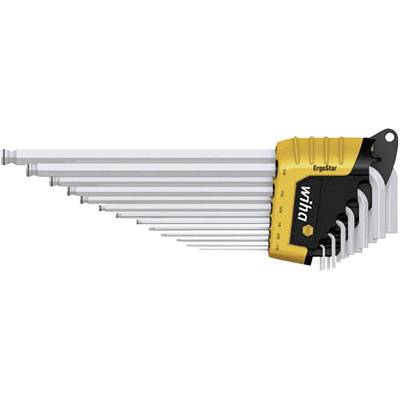 Wiha 369RZ Ergostar 13tlg Unbrako Vinkelskruetrækker-sæt 0.05 tommer, 1/16 tommer, 5/64 tommer, 3/32 tommer, 7/64 tommer