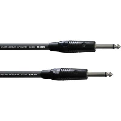 Cordial CPL 1,5 PP Audio Tilslutningskabel 1.50 m Sort