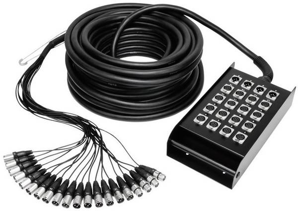 AH Cables K20C15 Multicore kabel  15 m Antal indgange:16 x Antal udgange:4 x