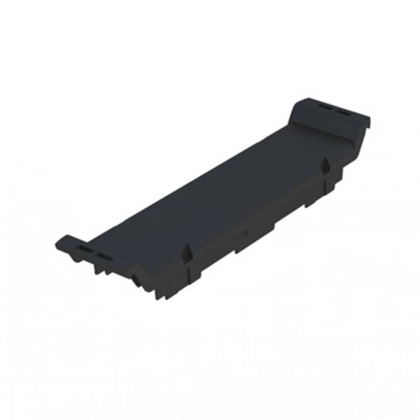 Weidmüller CH20M22 FC BK DIN-skinne-hus frontelement lukket 15.5 x 22.5 x 100.3 x 15.5 Plastic 50 stk Piece