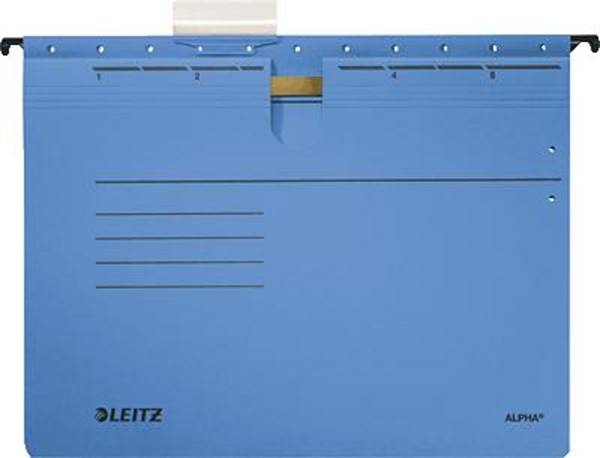 Leitz Hængemappe Alpha A4 Blå 5 stk/per pakke 19843035 5 stk