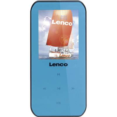 Lenco Xemio-655 MP3-afspiller, MP4-afspiller 4 GB Blå  Lydoptagelse