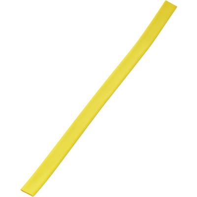 TRU COMPONENTS 1567326 Krympeslange uden lim Gul 3 mm 1 mm Krympningshastighed:3:1 Metervare