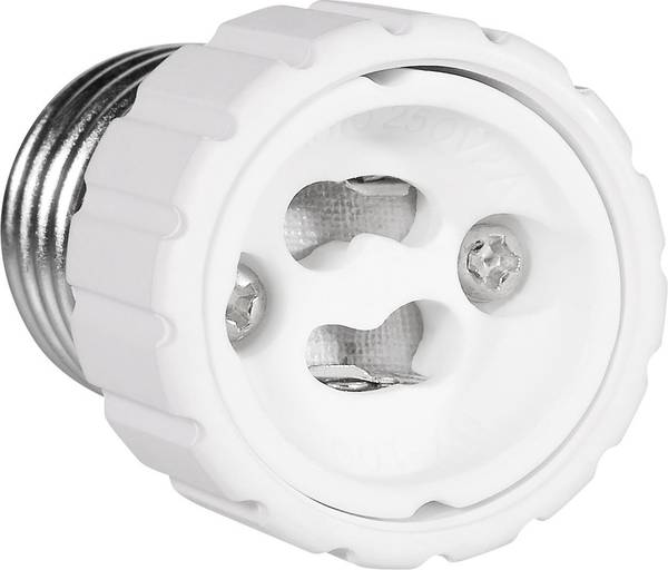 Lampefatningadapter GU10 på E14 Sæt med 3 stk. Renkforce