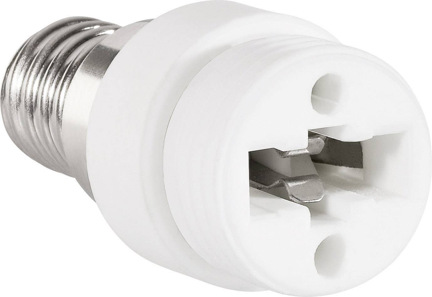 Lampefatningadapter GU10 på E14 Sæt med 3 stk. Renkforce