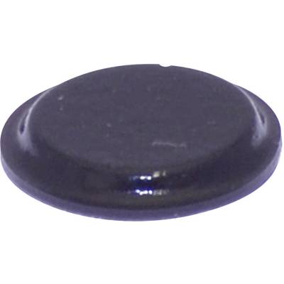 TOOLCRAFT PD2122SW Chassisfod Selvklæbende, Rund Sort (Ø x H) 12.7 mm x 1.8 mm 1 stk