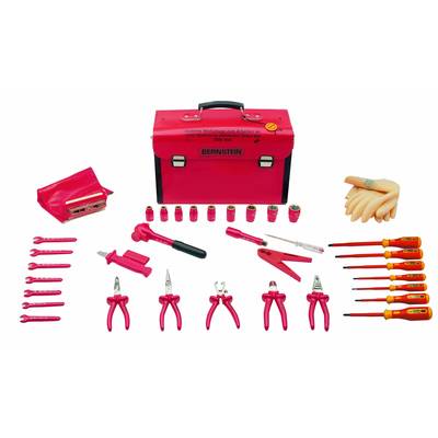 Bernstein Tools for Electronics SAFETY 8100 VDE VDE Værktøjskuffert, med udstyr 35 dele (L x B x H) 440 x 175 x 310 mm